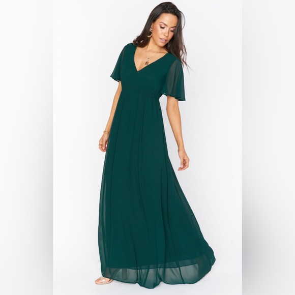 NWT-Show me your MuMu Emily Empire maxi dress - Picture 4 of 12